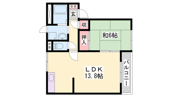 山陽魚住駅 徒歩4分 1階の物件間取画像